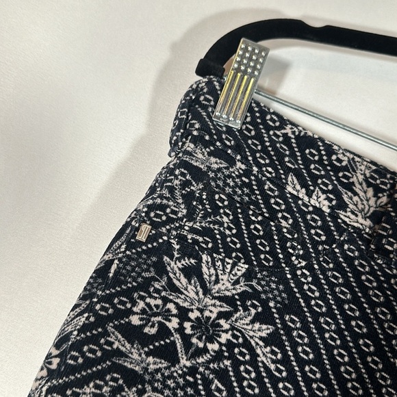 Pilcro and the Letterpress Corduroy Floral Print Serif Skinny Pants - Picture 6 of 11